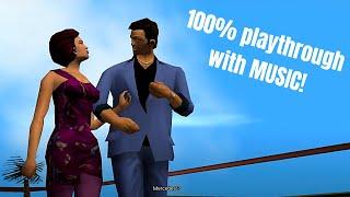 GTA Vice City 100% (WITH MUSIC & NO GLITCH)