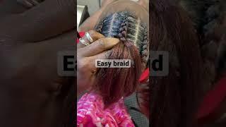 Easy cornrows for beginners