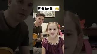 Claire was just trying to sing a pretty song but her little brother couldn’t hold that one in 