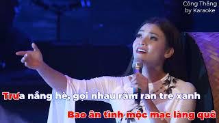 Ca dao em và tôi Karaoke Phạm Hương Thảo  (liveShow Mơ Duyên)