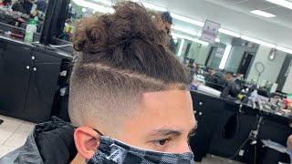 Skin fade haircut