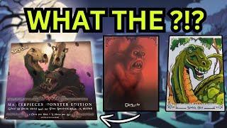 WEIRDEST CARDS EVER? 2024 SKYBOX MASTERPIECES MONSTER EDITION!