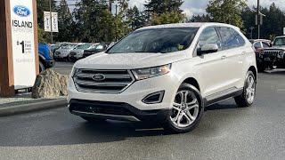 2017 Ford Edge Titanium + Heated/Cooled Seats, Bluetooth, AWD Review | Island Ford