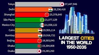 Largest Cities in the World | 1950-2035