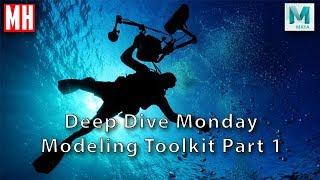 Maya 2018 Deep Dive tutorial : The Modeling Toolkit Part 1 of 2