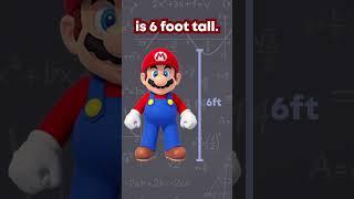 The SIZE of Mario #shorts #didyouknowthat