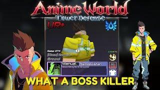 David Is A VERY GOOD Boss Killer In Anime World Tower Defense