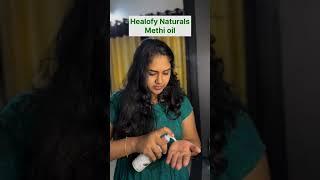 Healofy Methi Hair Care kit | Hair fall treatment #shorts #hairfallsolution #healofy #healofyapp