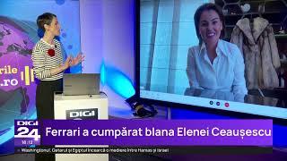 Soția moștenitorului Ferrari a cumpărat o blană de vulpe a Elenei Ceaușescu: „E o bijuterie”