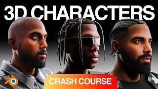 Creating Custom 3D Characters in Blender (using FaceGen and Daz) Full Beginner Crash Course