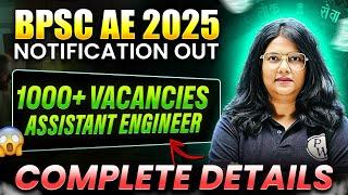 BPSC AE Notification 2025 | BPSC AE Recruitment 2025 | 1000+ Vacancies For Engineers!
