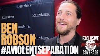 Ben Robson  interviewed at LA premiere for the new film, A Violent Separation in Theaters May 17th