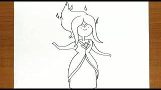 How to Draw FLAME PRINCESS