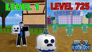 How to LEVEL UP FAST in the First Sea using GHOST FRUIT in BLOX FRUITS | LVL 1 to 725