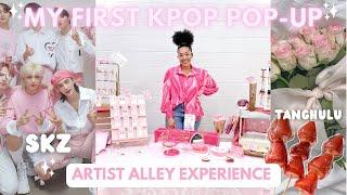 My 1st KPOP Pop-Up !!! | How Much $ I Made | +Korean food tasting & reaction 🫰