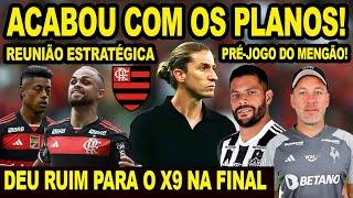 FILIPE LUIS ATRAPALHOU O PLANO DO GALO NA VÉSPERA DA FINAL! PRÉ JOGO FLAMENGO X ATLÉTICO! COPA DO BR