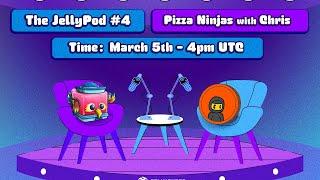 JellyPod #4 - Pizza Ninjas with Chris - Top BTC Ordinals IP Project