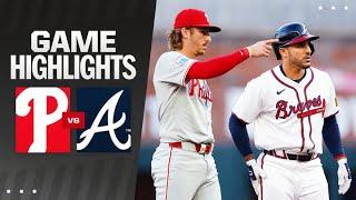 Phillies vs. Braves Game Highlights (8/20/24) | MLB Highlights