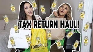 TAX RETURN TRY ON HAUL | Alondra & Elsy