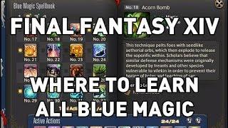 FFXIV: Where To Learn All Blue Magic (Patch 4.5)