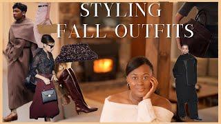 Styling Fall Outfits | NYC VLOG | Manu Atelier bag | FabFinds | Simply Kura