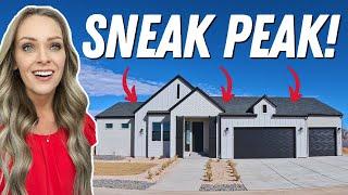 Home Tour in Cedar City of the Painted Desert Alpine Floorplan