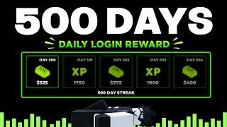 TDX Day 500 Login Streak