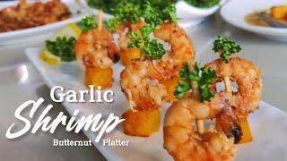 Garlic Butter Shrimp & Butternut Recipe | Easy Party Appetizer