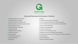 Advanced Planning & Scheduling in 2 Minutes