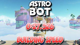 Astro Bot: Building Speed In 0:27.526 (Former World Record)