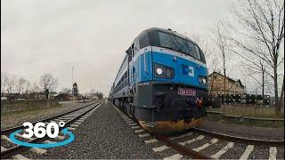 Vlaky v okolí Mladé Boleslavi (Train 360° video)