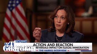 Kamala Harris grilled on immigration in Fox News interview