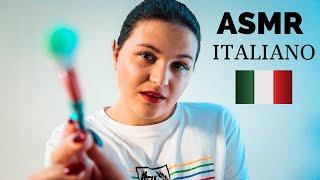 ASMR ITA │RILASSATI CON ME IL MIO PRIMO VIDEO ASMR IN ITALIANO (Face Brushing, Tapping...)