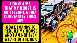 HOA Claims My House is an EYESORE, Constantly Fines Me, My Private Property. I'm NO HOA Member r/EP