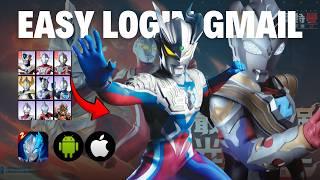 ULTRAMAN LEGENDARY HEROES 2 GAMEPLAY, GACHA & EASY LOGIN USE GMAIL