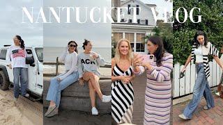 weekend in my life on NANTUCKET: best trip itinerary, friends, food + i met elin hilderbrand! 