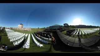 360 Gonfalon Cam - Stetson University Commencement 2016