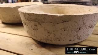 HOW TO MAKE CONCRETE PLANTERS AND FIRE BOWLS PART 4