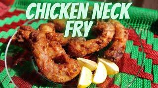 Chicken Neck Fry .Crispy Chicken Nack Fry . Very Tasty Nack Fry