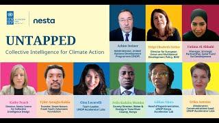 Global Launch of UNTAPPED: Collective Intelligence for Climate Action