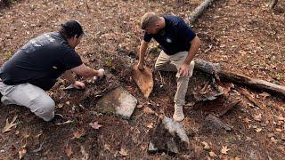 Another Grave Found? More Sweet Gum Trees Removed! Milner Cemetery Clean Up Continued