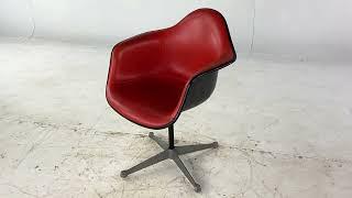 Charles Eames for Herman Miller Mid Century Upholstered Shell Office Chair