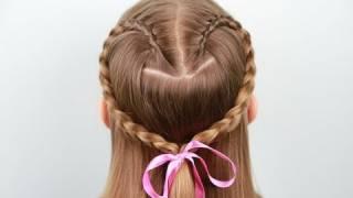 Lace Braid Heart | Valentine's Day | Cute Girls Hairstyles