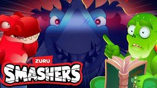 NEW!! Spooky Shark Tales of Sharkula ‍️ @Smashers Dino Animated Stories  Dinosaur Kids Cartoons