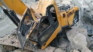 jcb excavator accedent in nepal