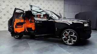 NEW 2025 Rolls Royce Black Badge Cullinan Luxury SUV in details 4k