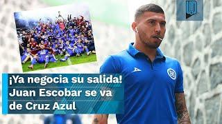 ¡Ya negocia su salida! Juan Escobar se va de Cruz Azul