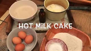 Hot Milk Cake ** Old Fashioned Cake ** Depression Era ** Vintage Cake