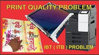 Konica Minolta bizhub c226,c226i,c266i IBT ( ITB ) Blade change, How to change IBT Blade, #konica