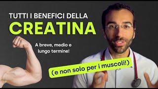 CREATINA: tutti i benefici di questa molecola (fondamentale non solo per i muscoli)